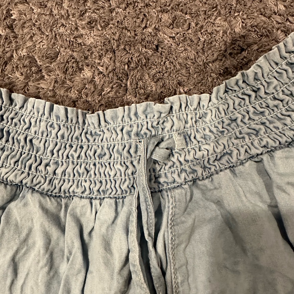 Sincerely Jules Denim Colored Drawstring Waist Sh… - image 3